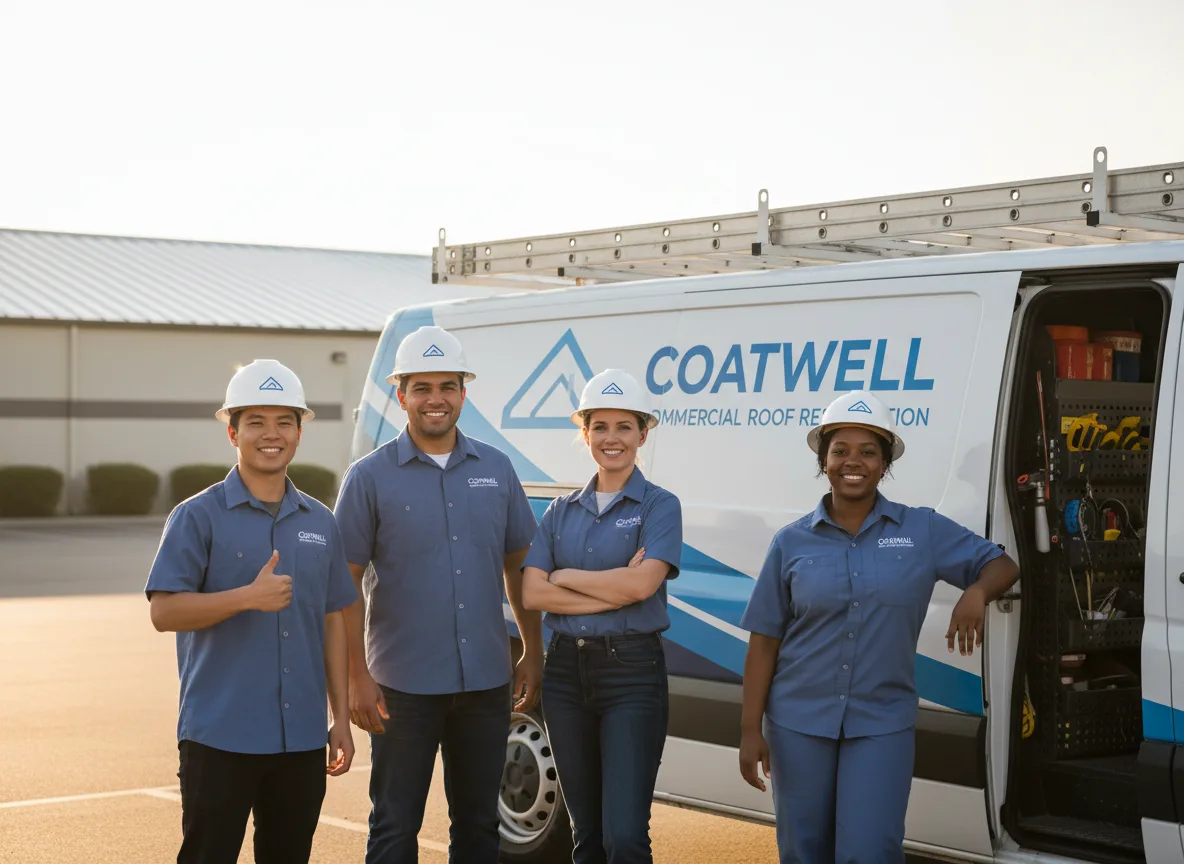 Commercial roof coating company in Bridgeport, NY